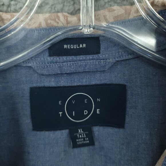 Eventide Pineapple Print Linen Cotton Shirt XL - Picture 9 of 11